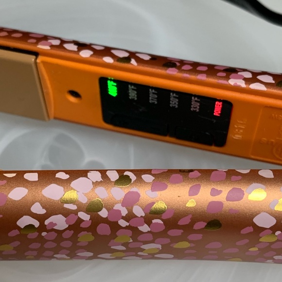 1” ULTRA CHI ORANGE FLAT /STYLING HOT IRON EUC WNB - Picture 2 of 16